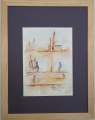 LE CHANTIER Aquarelle ( 30X40 cm) - ENIGMES 2013 ( aquarelles)