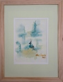REFLETS  Aquarelle ( 30X40cm) - ENIGMES 2013 ( aquarelles)